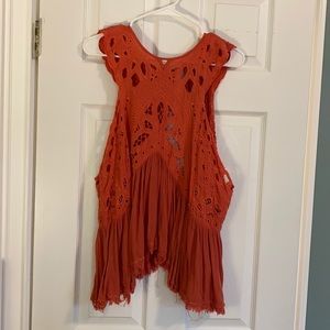 Free People Flowy open back tank